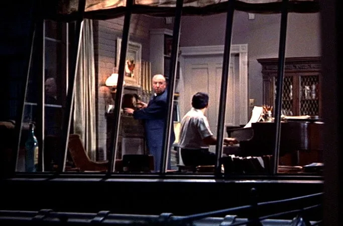 hitchcock rear window cameo