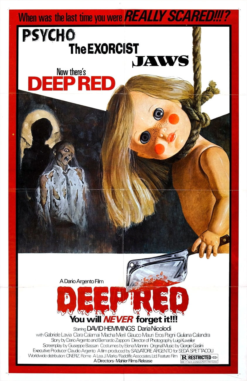 deep red 1975 poster