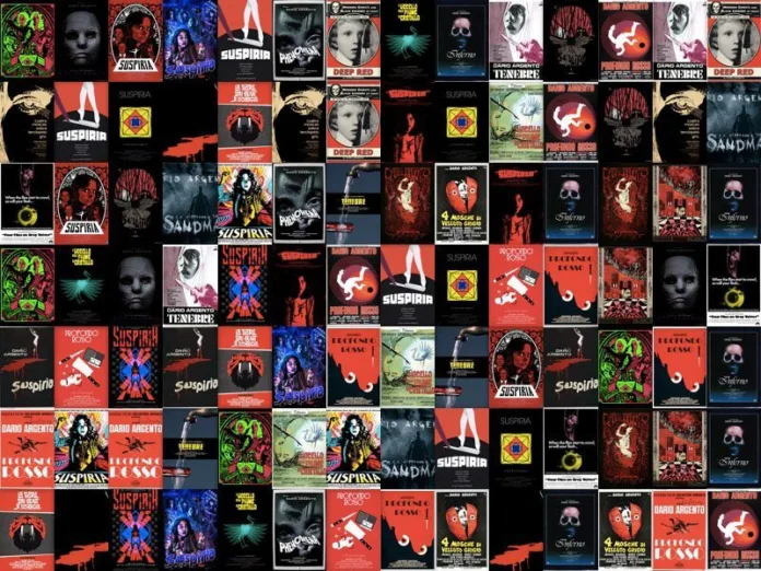 dario argento collage