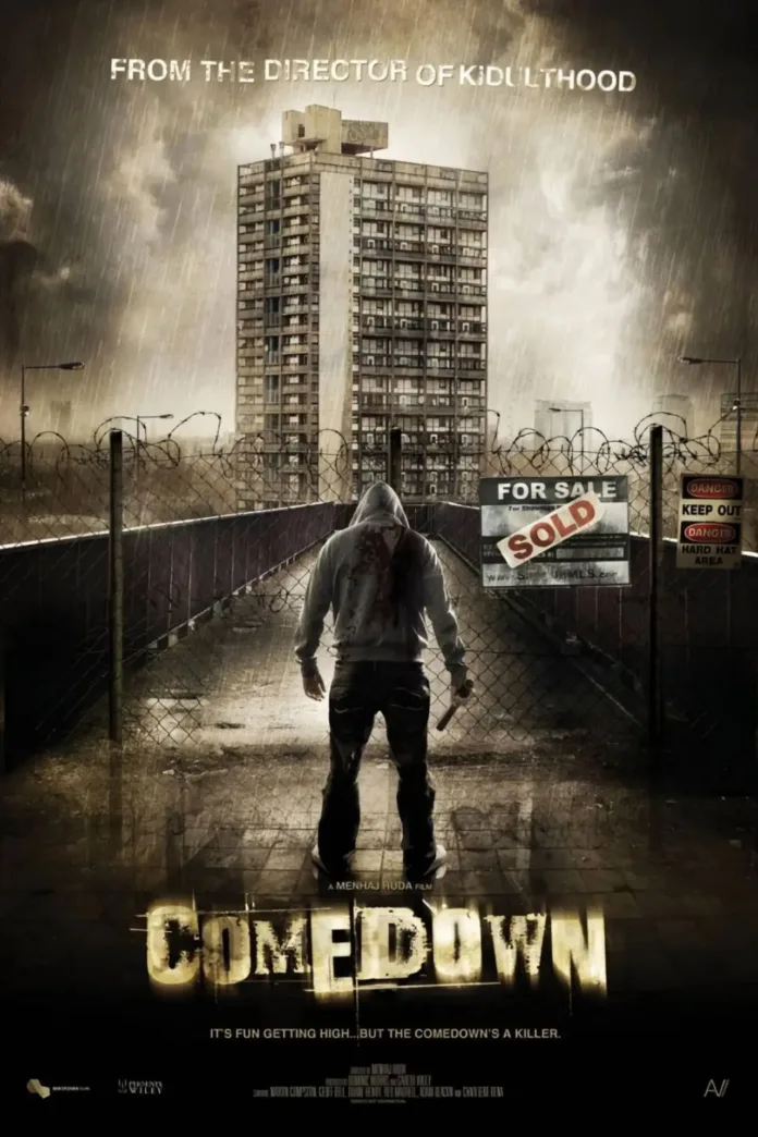Αφίσα της ταινίας τρόμου Comedown (2012).