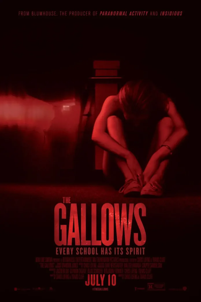 Αφίσα της ταινίας Τhe Gallows (2015). Θρίλερ με μαθητές σε σχολική παράσταση.