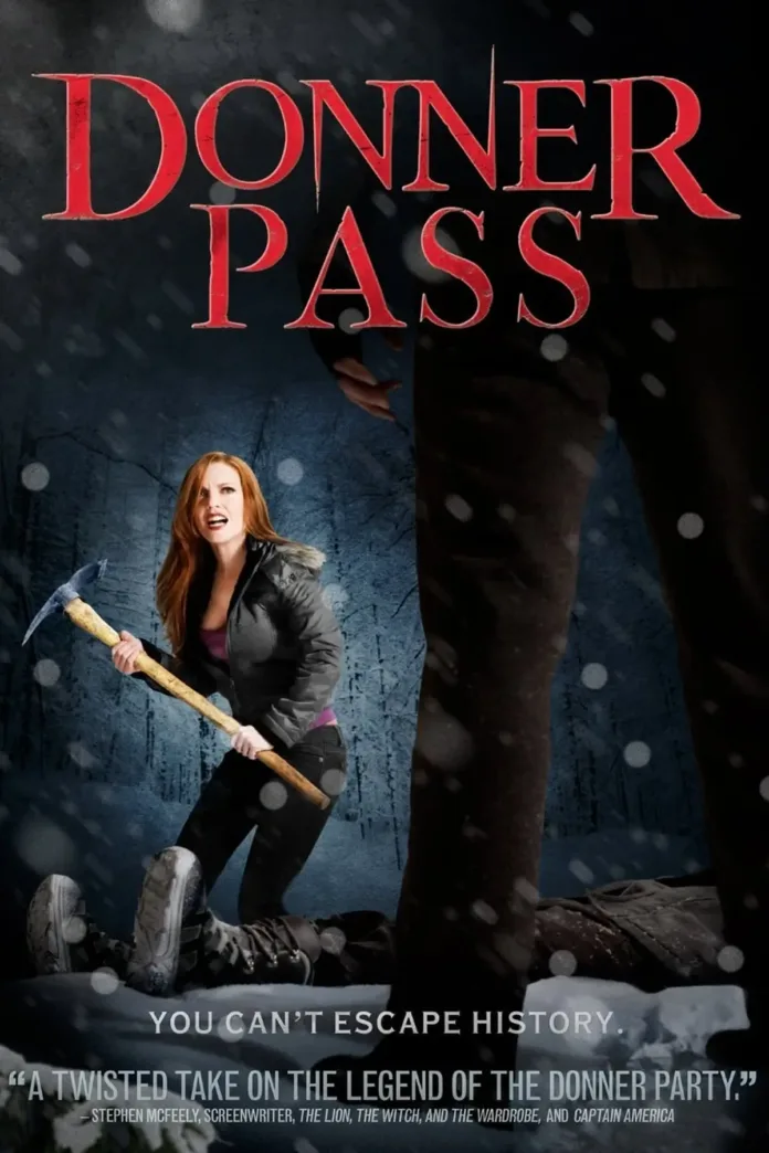 Αφίσα της ταινίας Donner Pass του 2012. Ταινία τρόμου με θέμα την επιβίωση στα χιονισμένα βουνά.