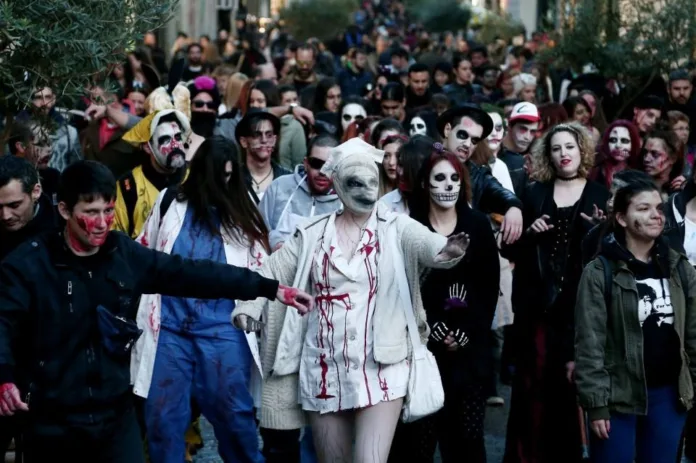zombie thriller party -1
