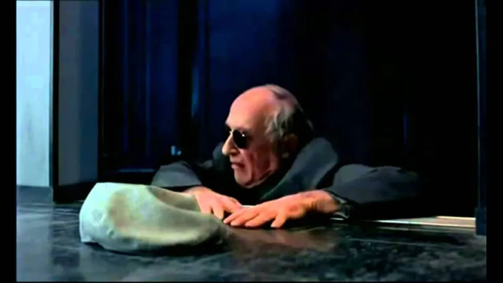 the lift death scene