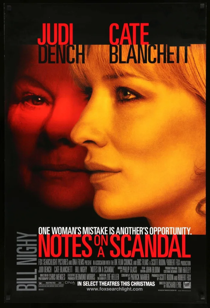 psychological thriller notes on a scandal