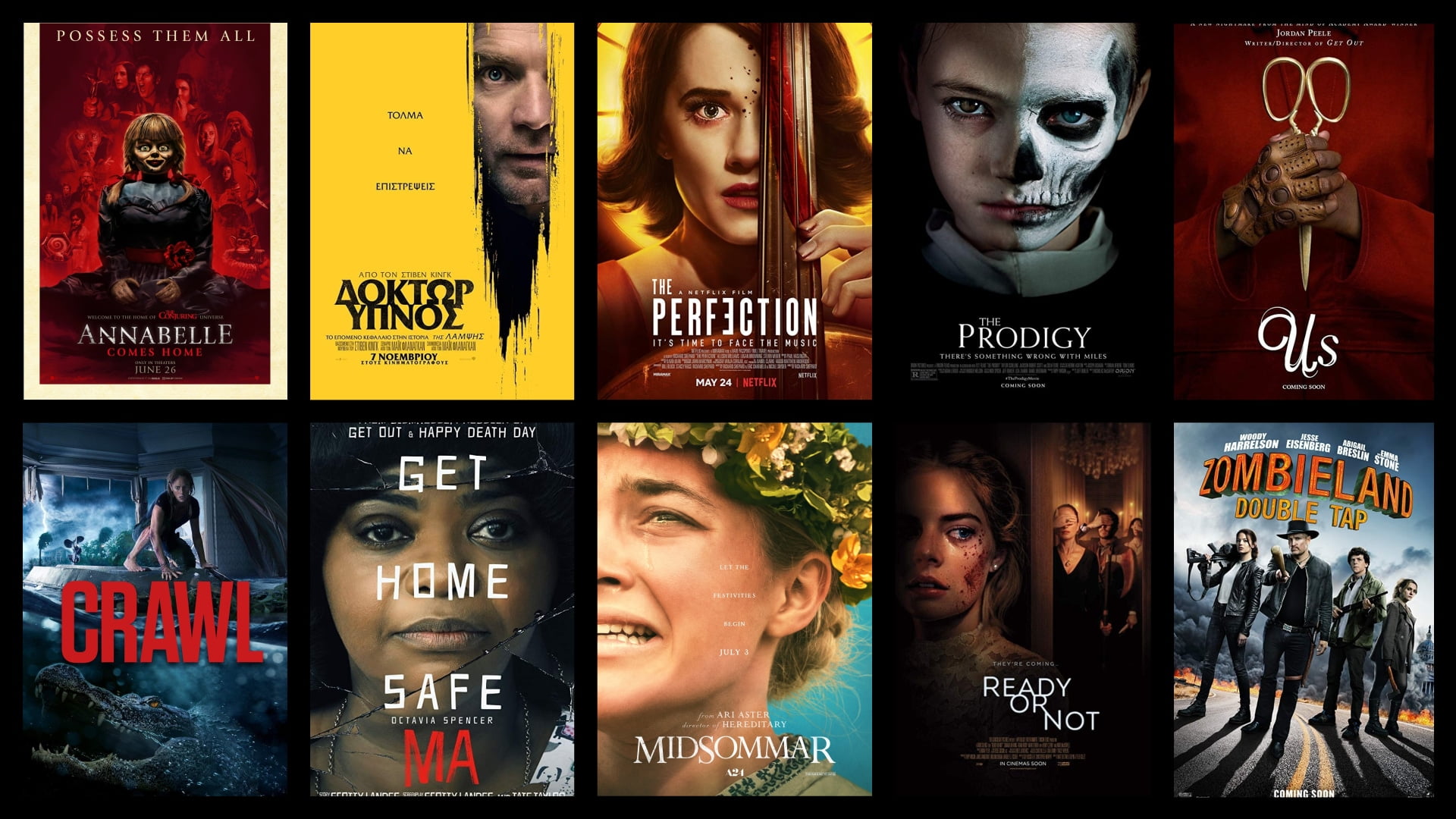 Οι 10 Καλύτερες ταινίες τρόμου για το 2019