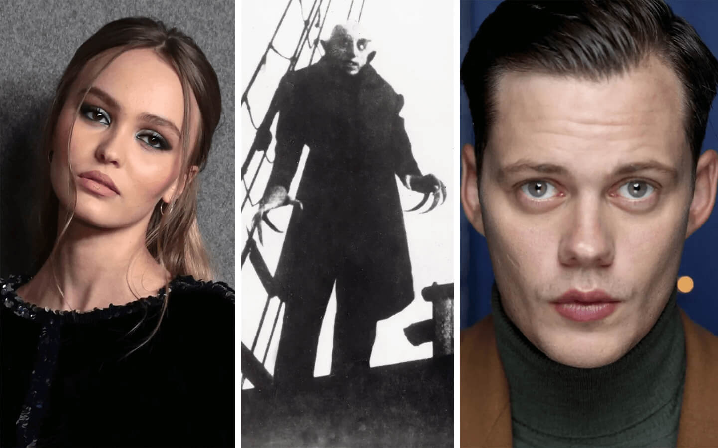 Οι Bill Skarsgard και Lily-Rose Depp στο remake του Nosferatu